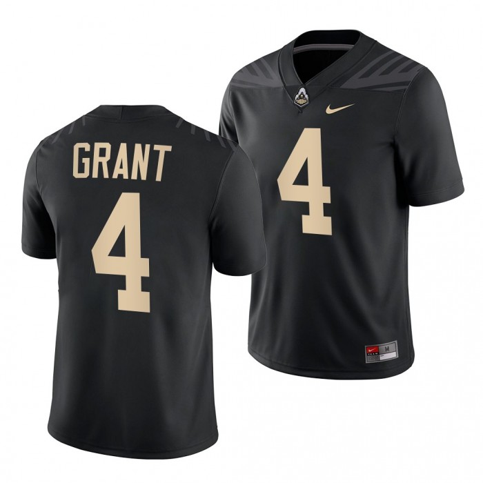 Purdue Boilermakers Marvin Grant College Football Jersey Black Jersey