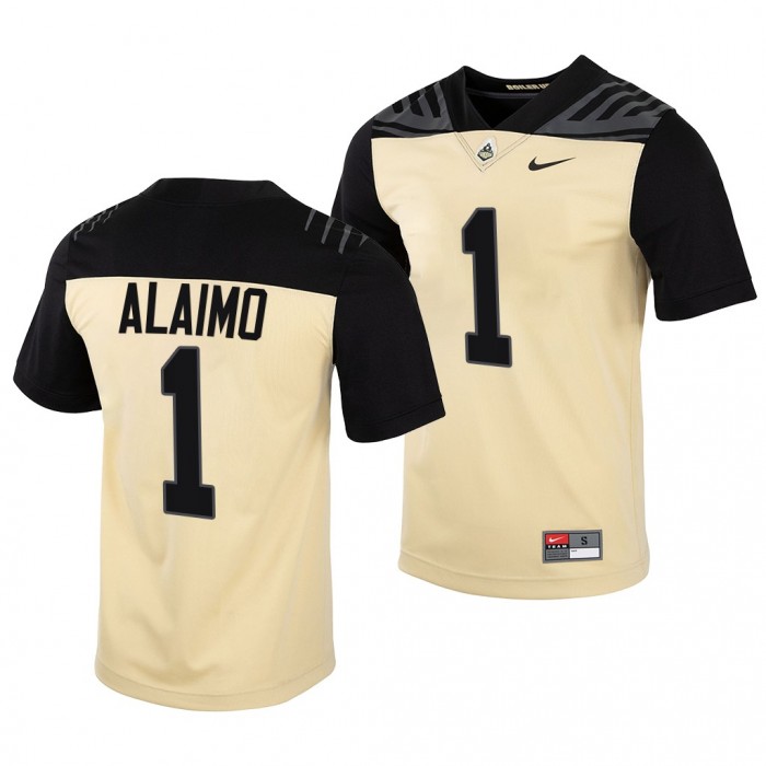 College Football Michael Alaimo Purdue Boilermakers Vapor Untouchable Jersey Gold