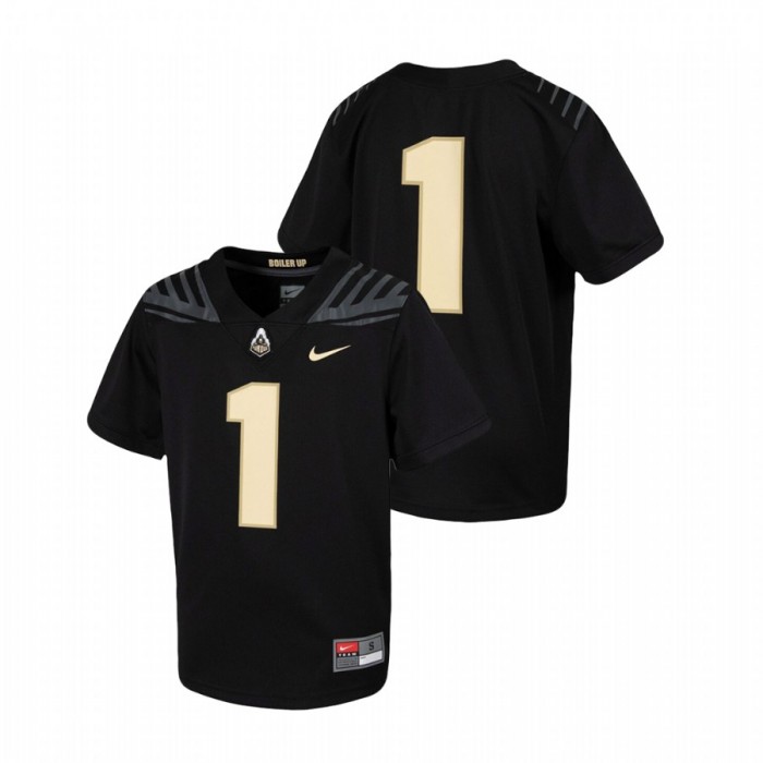 Youth Purdue Boilermakers Black Untouchable Football Jersey