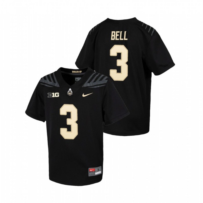 Purdue Boilermakers David Bell Untouchable Football Jersey Youth Black