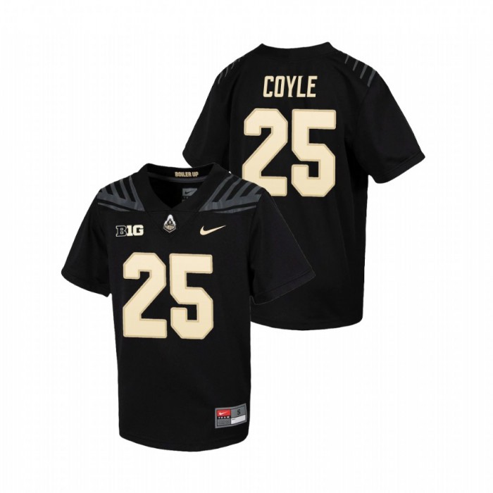 Purdue Boilermakers Tyler Coyle Untouchable Football Jersey Youth Black