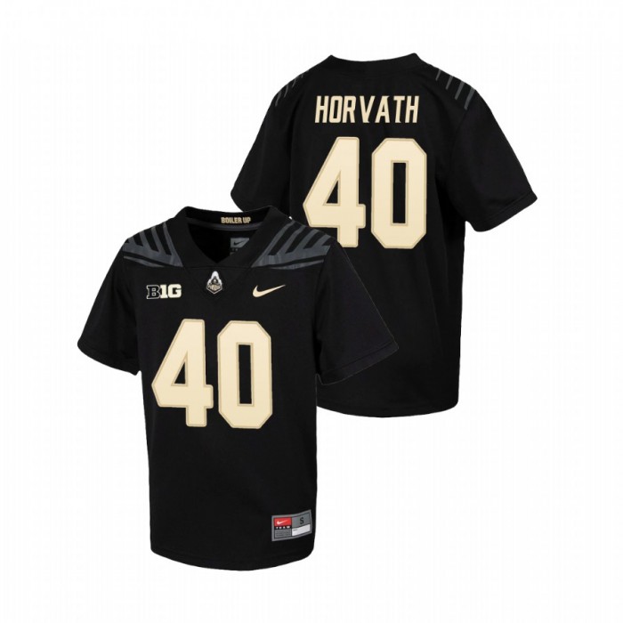 Purdue Boilermakers Zander Horvath Untouchable Football Jersey Youth Black