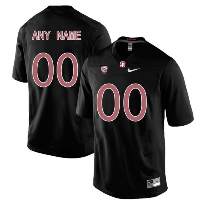 Male Stanford Cardinal Black College Customized Limited Football Jersey