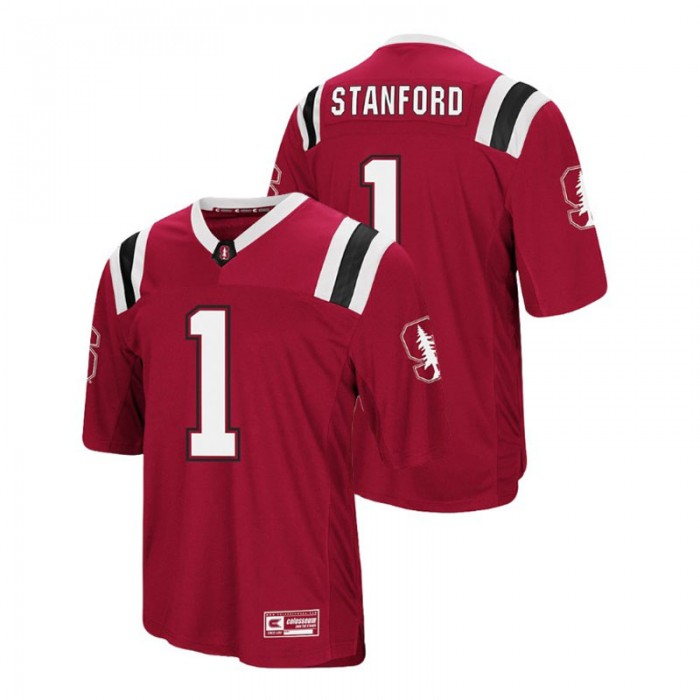 Men's Stanford Cardinal Cardinal Foos-Ball Football Colosseum Jersey