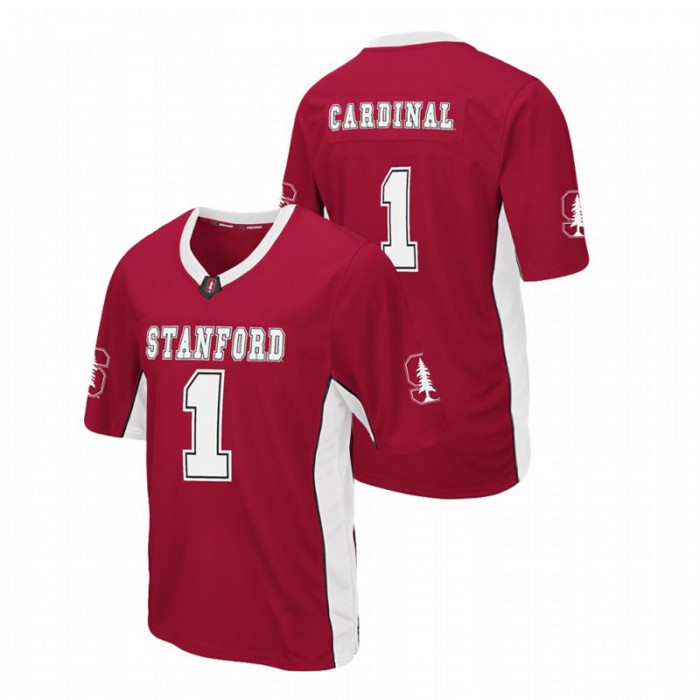 Men's Stanford Cardinal Cardinal Max Power Football Jersey