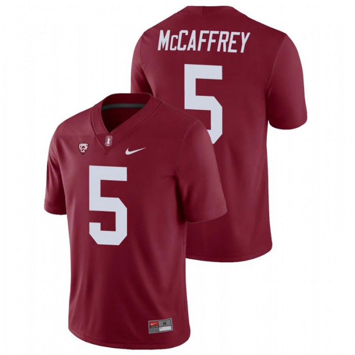 Christian McCaffrey Stanford Cardinal College Football Game Cardinal Jersey For Men