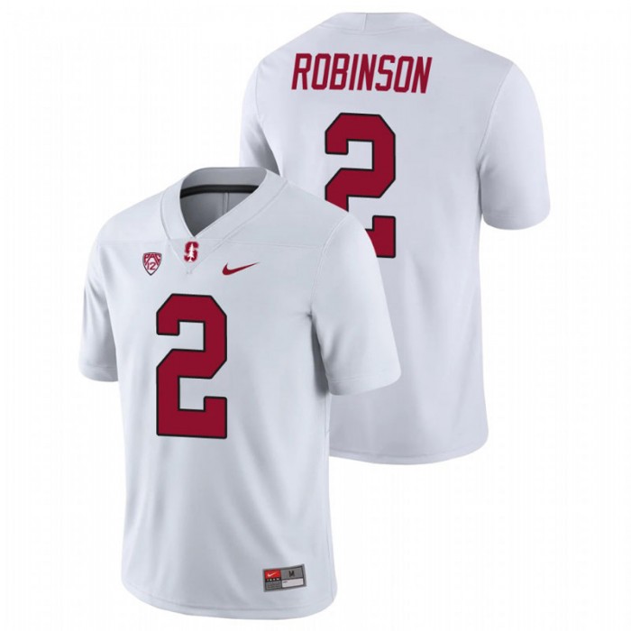 Curtis Robinson Stanford Cardinal Game College Football White Jersey For Men