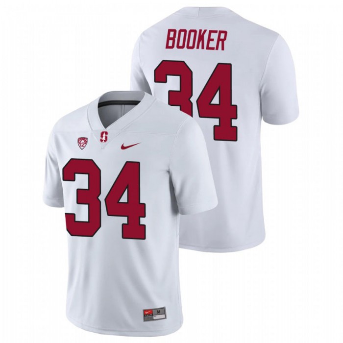 Thomas Booker Stanford Cardinal Game College Football White Jersey For Men
