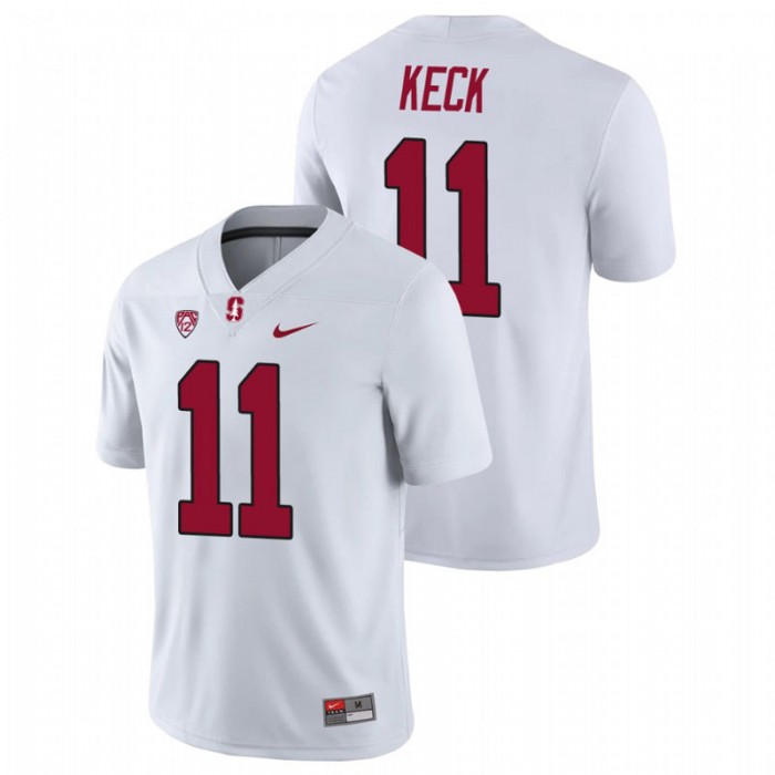Thunder Keck Stanford Cardinal Game College Football White Jersey For Men