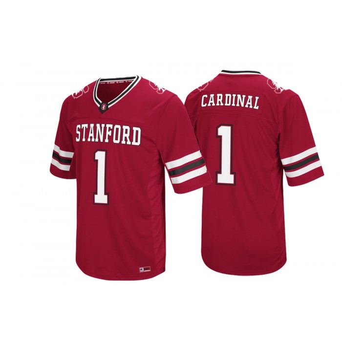 Stanford Cardinal #1 Cardinal Colosseum Hail Mary II Football Jersey