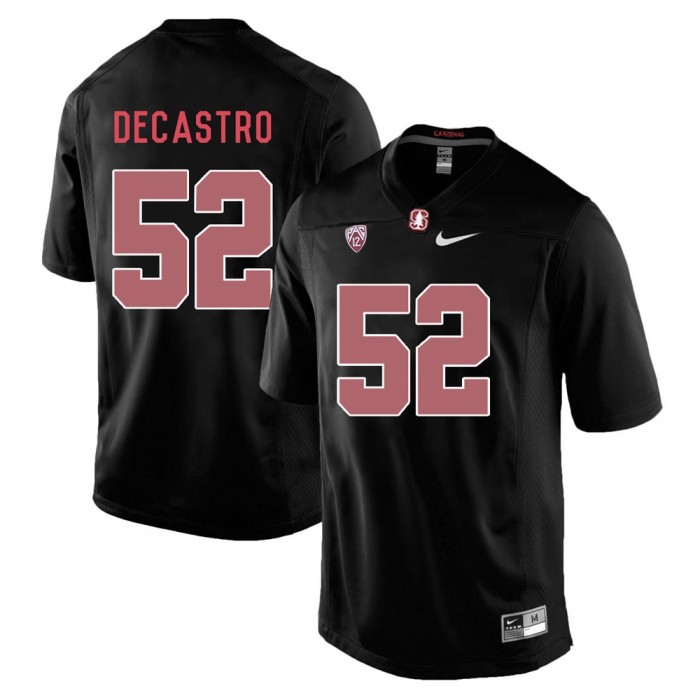 Stanford Cardinal David DeCastro Blackout College Football Jersey