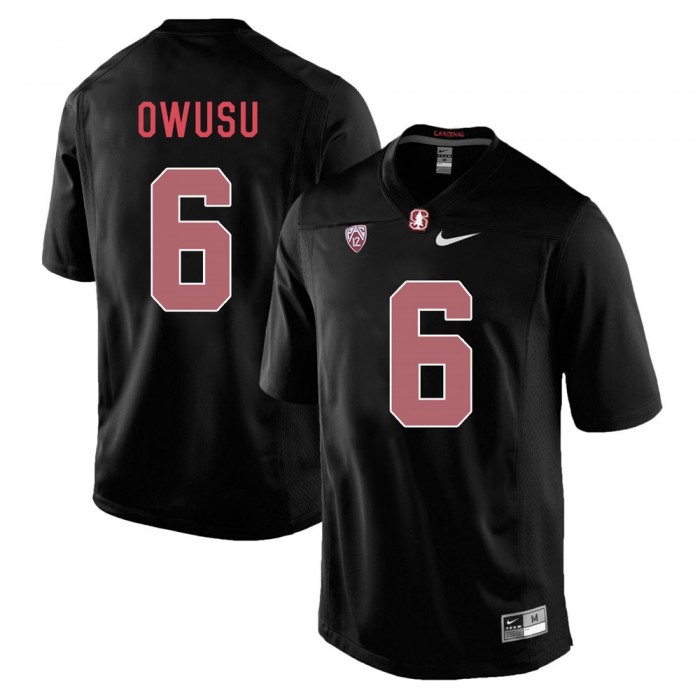 Stanford Cardinal Francis Owusu Blackout College Football Jersey
