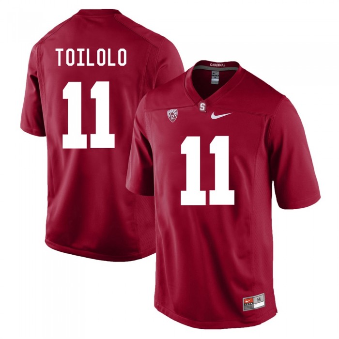 Stanford Cardinal Levine Toilolo Cardinal College Football Jersey