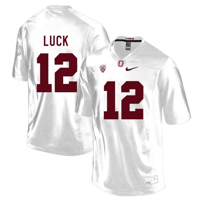 Stanford Cardinal Andrew Luck White College Football Jersey