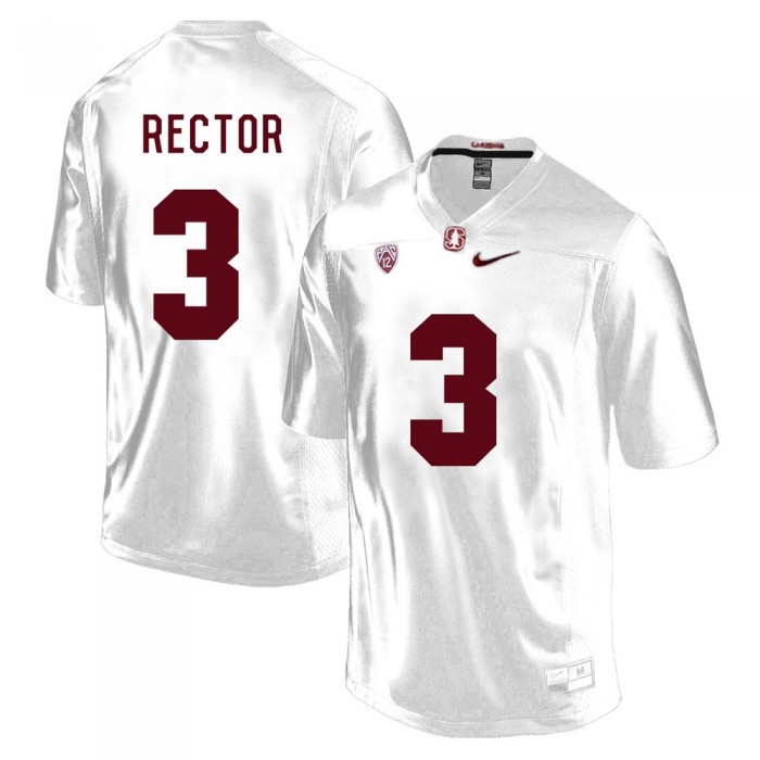Stanford Cardinal Michael Rector White College Football Jersey