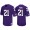 TCU Horned Frogs Kyle Hicks Purple Throwback College Football Jersey