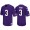 TCU Horned Frogs Shaun Nixon Purple Throwback College Football Jersey