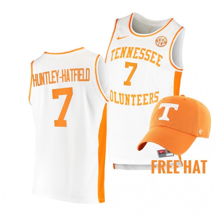 2021-22 Tennessee Volunteers College Basketball Brandon Huntley-Hatfield Jersey White