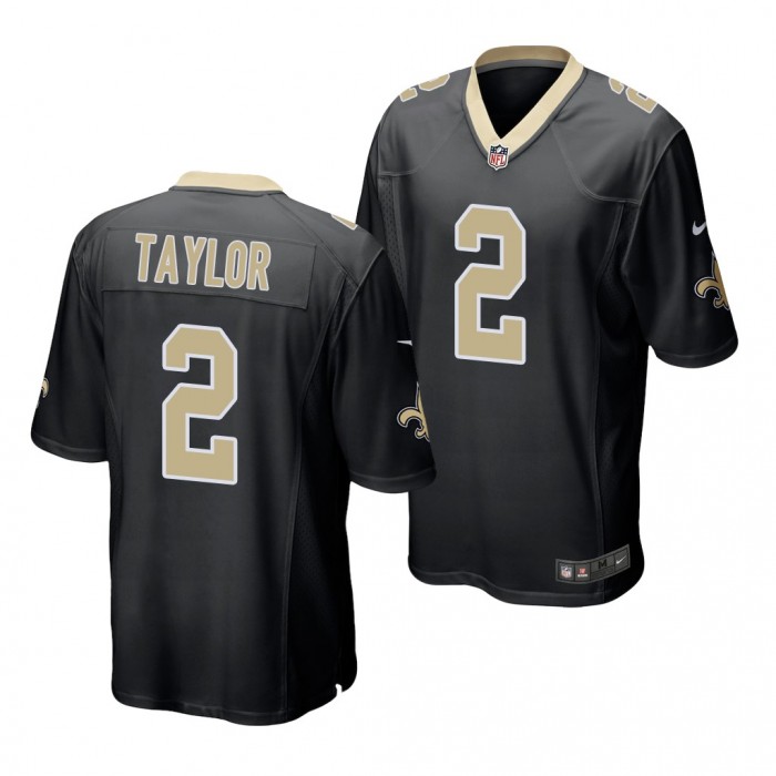 Alontae Taylor New Orleans Saints 2022 NFL Draft Black Men Game Jersey Tennessee Volunteers