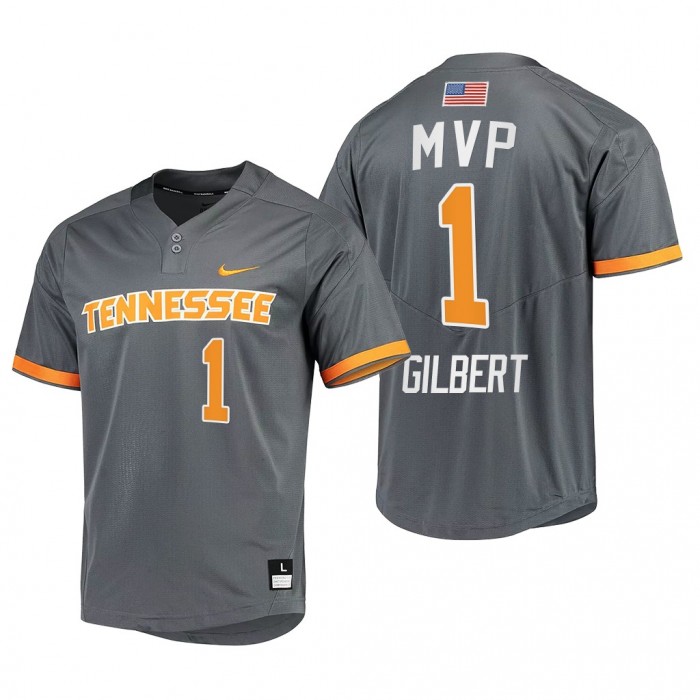 Drew Gilbert Tennessee Volunteers 2022 SEC Tournament MVP Men Jersey-Grey
