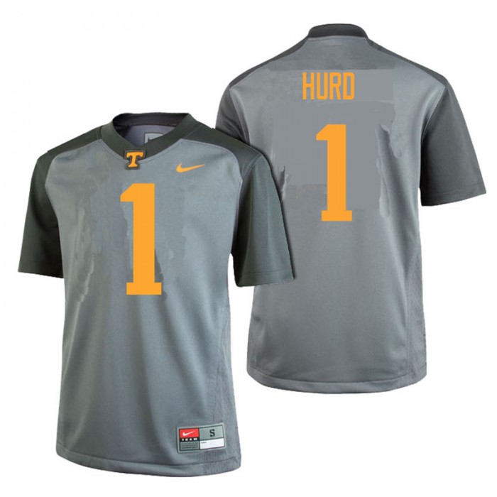 Male Tennessee Volunteers Jalen Hurd Gray College Football Limited Gray Edition Jersey