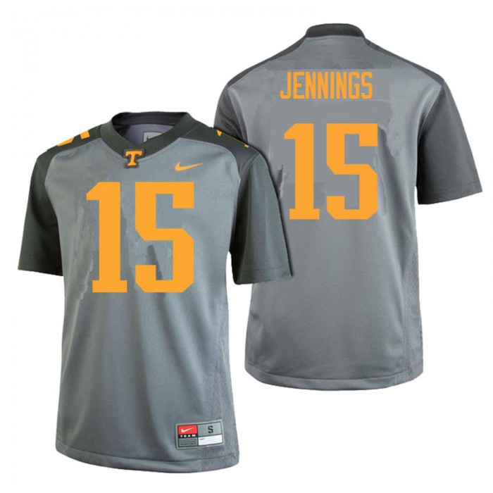 Male Tennessee Volunteers Jauan Jennings Gray College Football Limited Gray Edition Jersey