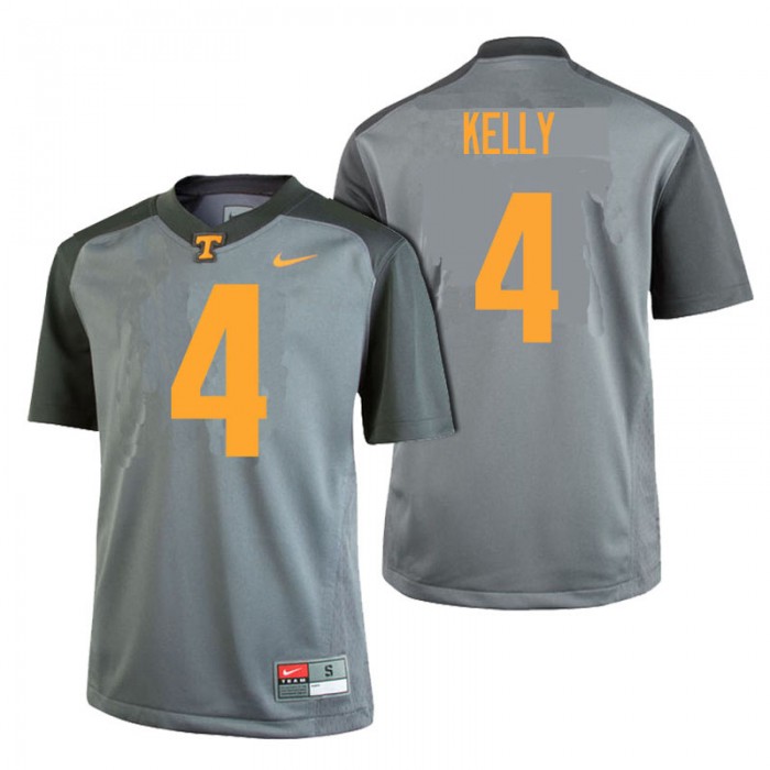 Male Tennessee Volunteers John Kelly Gray College Football Limited Gray Edition Jersey
