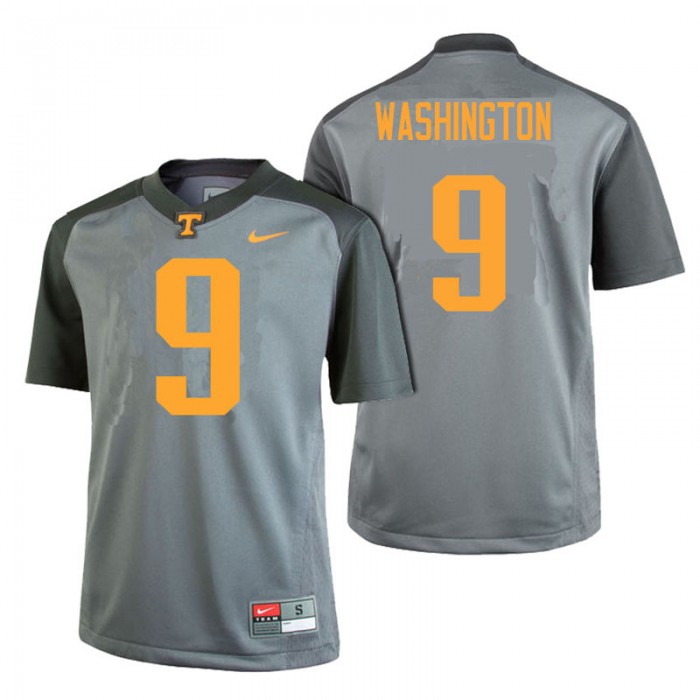 Male Tennessee Volunteers Seth Washington Gray College Football Limited Gray Edition Jersey