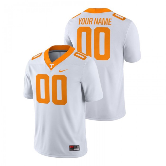 Custom For Men Tennessee Volunteers White College Football 2018 Game Jersey