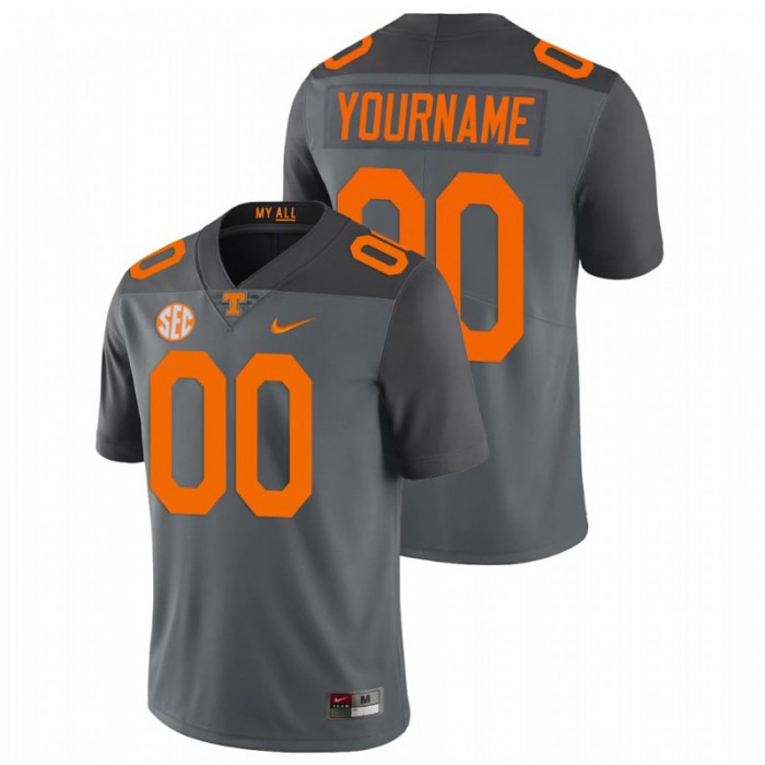 Custom Tennessee Volunteers Limited Football Gray Jersey For Men