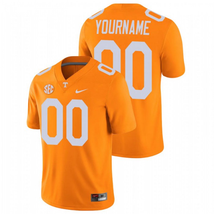 Custom Tennessee Volunteers College Football Orange Alumni Player Game Jersey