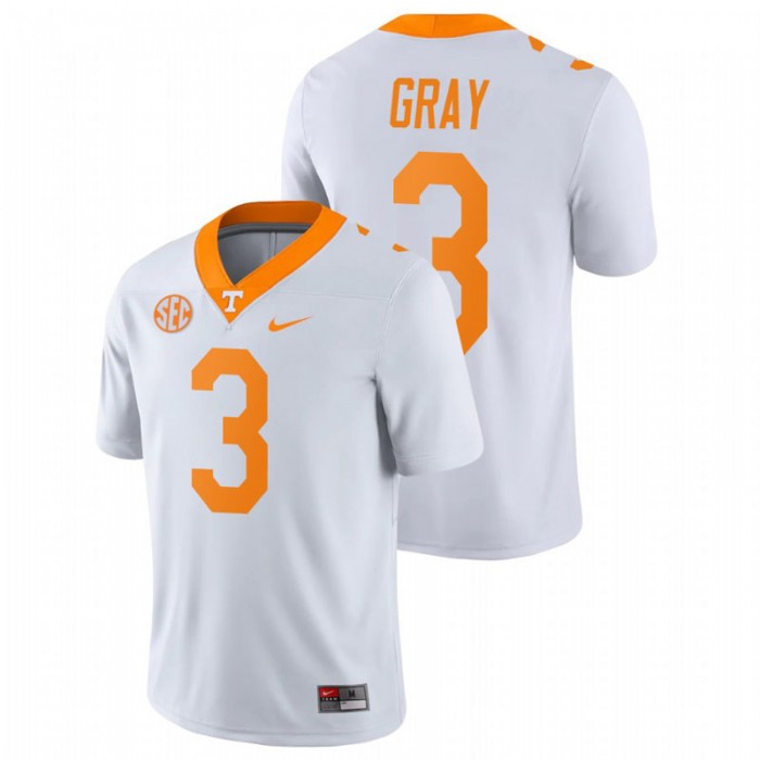 Eric Gray Tennessee Volunteers Game White College Football Jersey