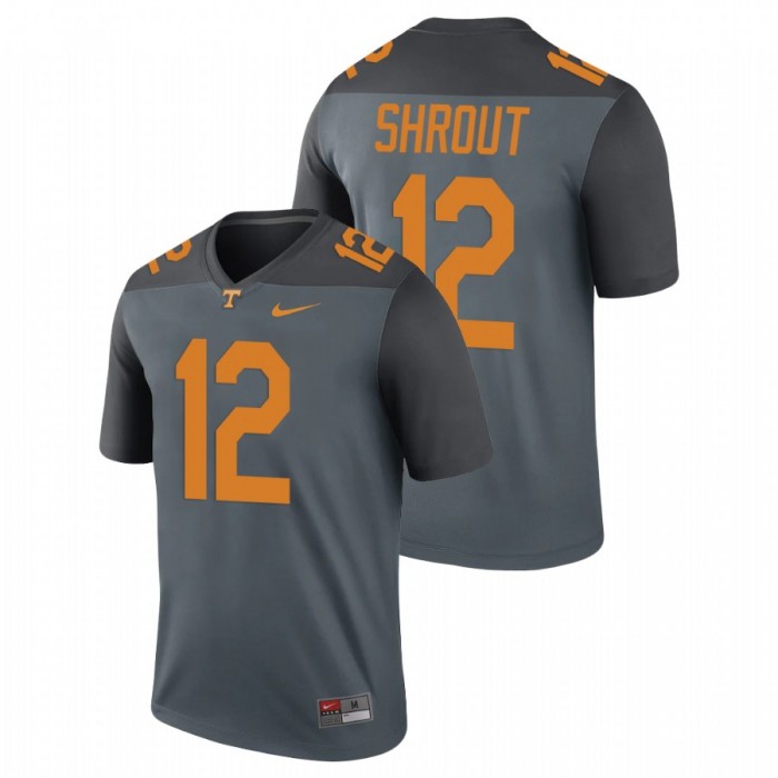 Tennessee Volunteers Legend J.T. Shrout Performance Jersey Gray For Men
