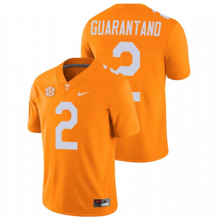 Jarrett Guarantano Tennessee Volunteers College Football Orange Alumni Player Game Jersey