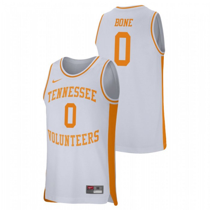 Tennessee Volunteers College Basketball White Jordan Bone Retro Performance Jersey For Men