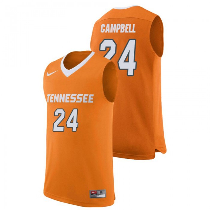 Tennessee Volunteers College Basketball Orange Lucas Campbell Replica Jersey