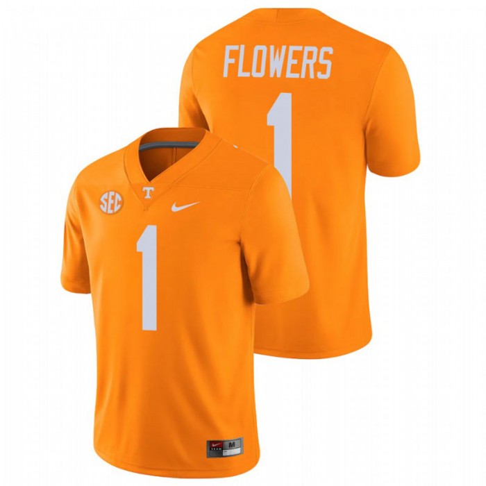 Trevon Flowers Tennessee Volunteers College Football Orange Alumni Player Game Jersey