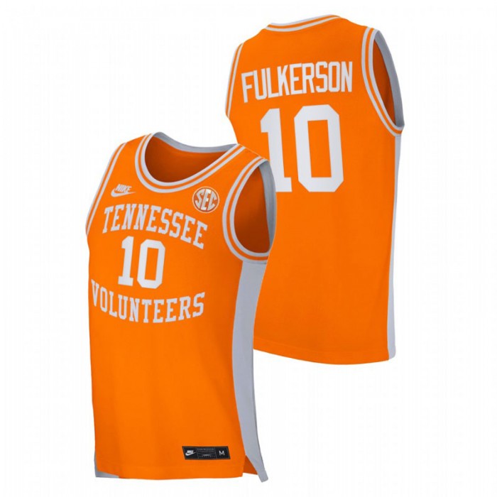 Tennessee Volunteers John Fulkerson Jersey College Basketball Orange Retro Men
