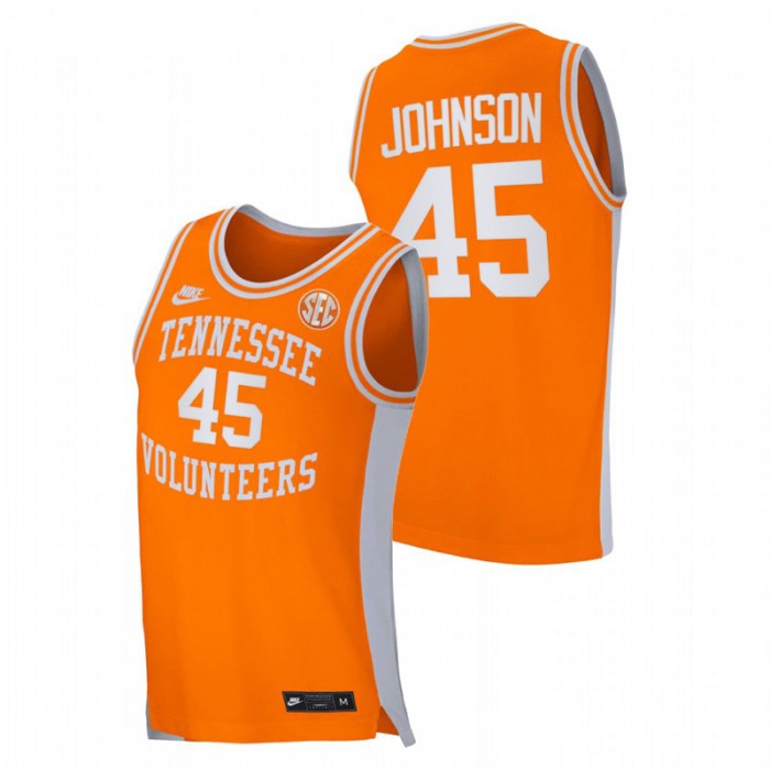 Tennessee Volunteers Keon Johnson Jersey College Basketball Orange Retro Men