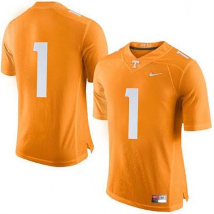 Tennessee Volunteers #1 Orange Football For Men Jersey
