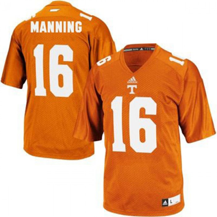 Tennessee Volunteers #16 Peyton Manning Orange Football Youth Jersey