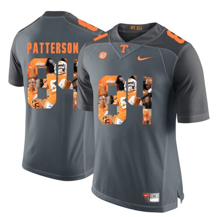 Cordarrelle Patterson Tennessee Volunteers Grey Player Pictorial Fashion Jersey