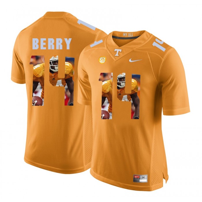 Eric Berry Tennessee Volunteers Orange Player Pictorial Fashion Jersey