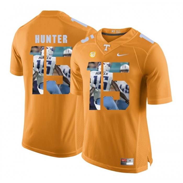 Justin Hunter Tennessee Volunteers Orange Player Pictorial Fashion Jersey