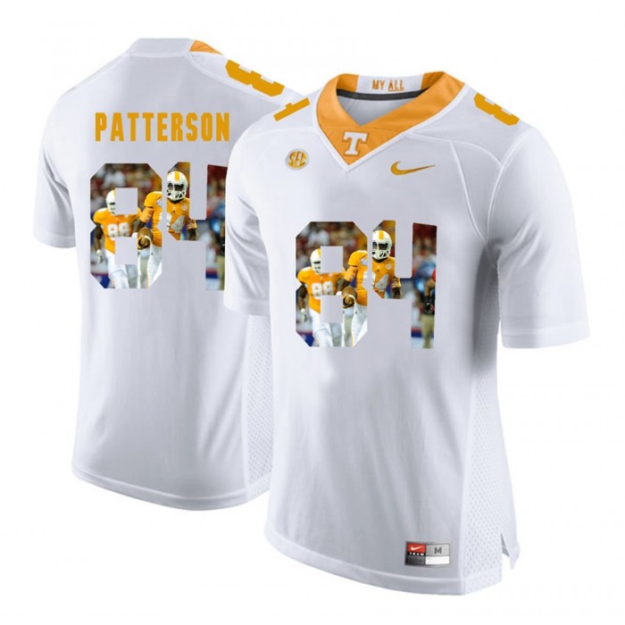 Cordarrelle Patterson Tennessee Volunteers White Player Pictorial Fashion Jersey