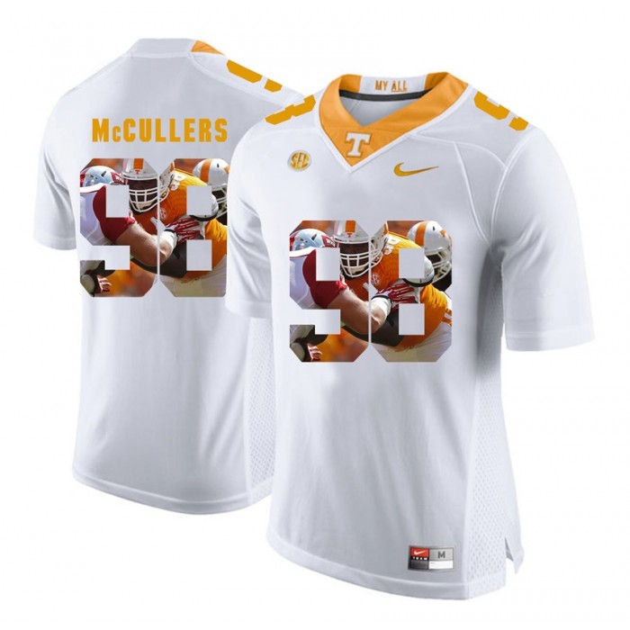 Daniel McCullers Tennessee Volunteers White Player Pictorial Fashion Jersey