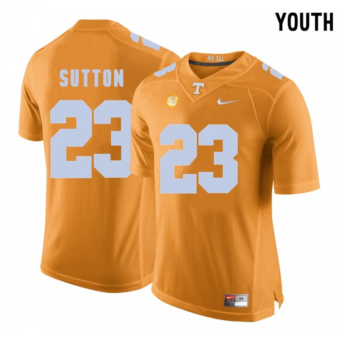 Youth Tennessee Volunteers Football Orange College Cameron Sutton Jersey