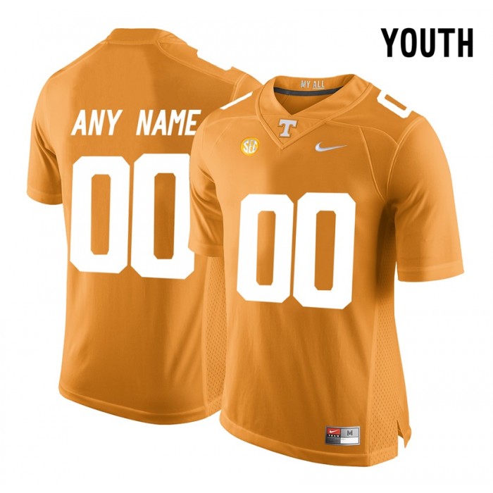 Youth Tennessee Volunteers #00 Orange College Limited Football Customized Jersey