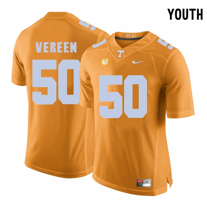 Youth Tennessee Volunteers Football Orange College Corey Vereen Jersey