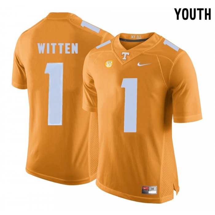 Youth Tennessee Volunteers Football Orange College Jason Witten Jersey
